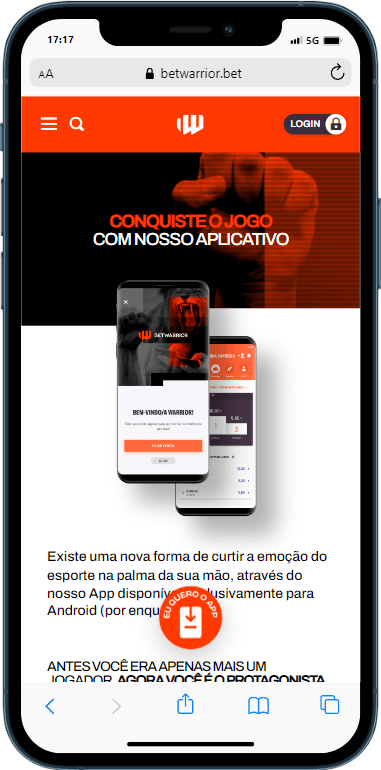 betwarrior app