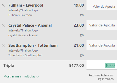 Como Funciona o Intervalo/Final do Jogo na bet365? 