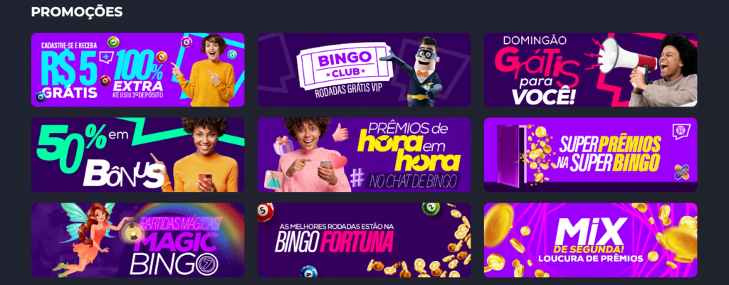 Promoções no Bingo Betmotion