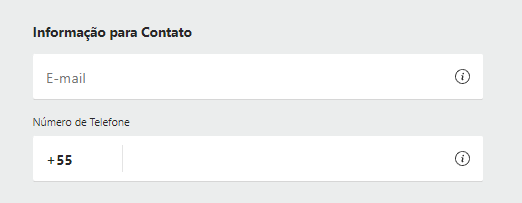 E-mail e telefone para cadastro na bet365