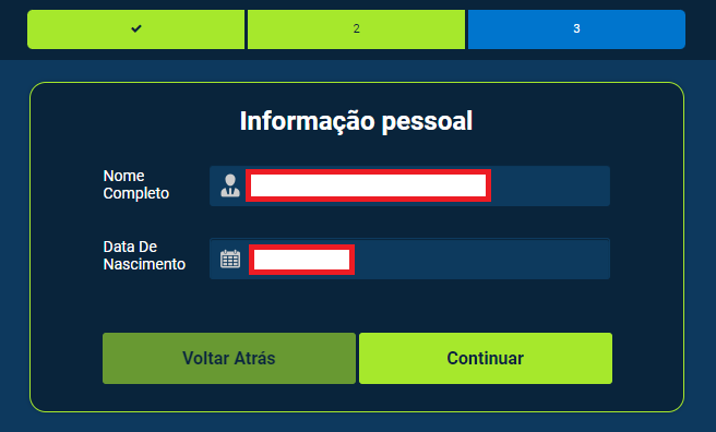 Pixbet apostas nome nascimento