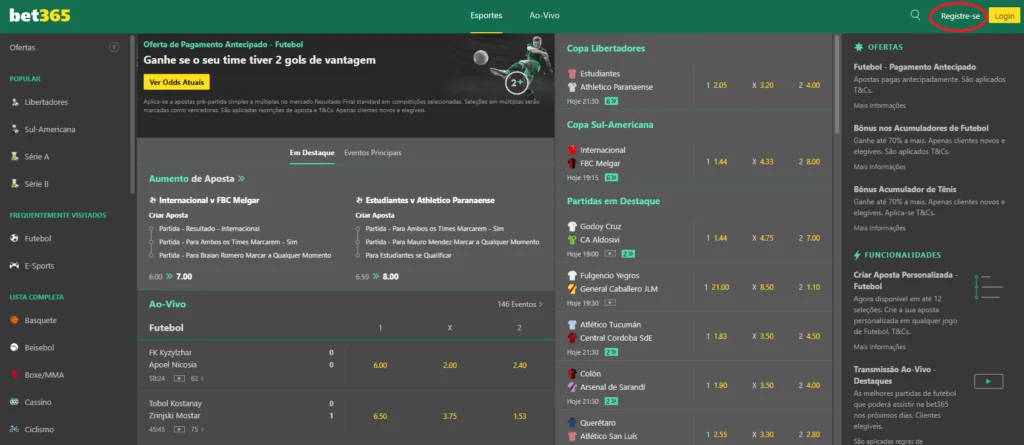 bet365 cadastro