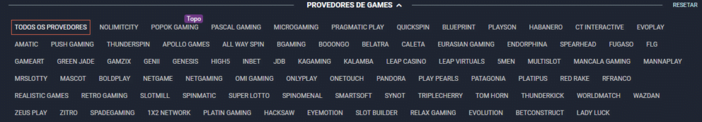 Jogos do Spinbookie Casino